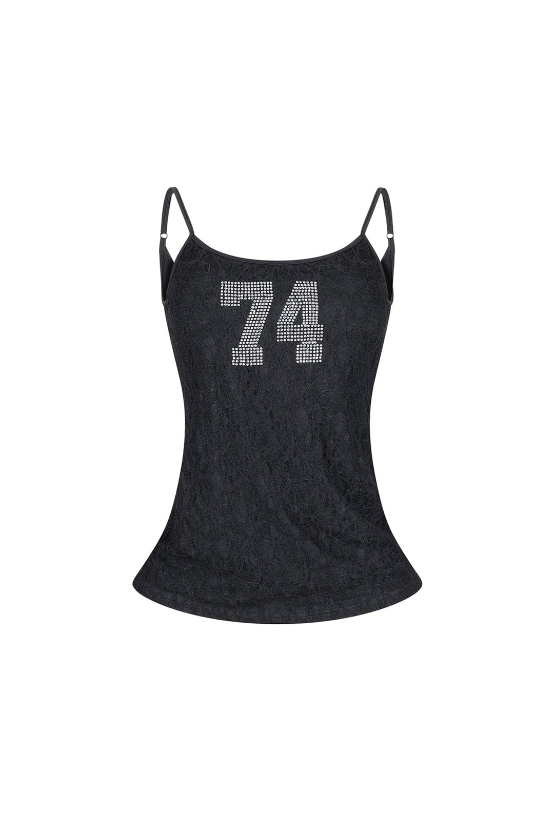 Vionna Rhinestone Graphic Tank Top