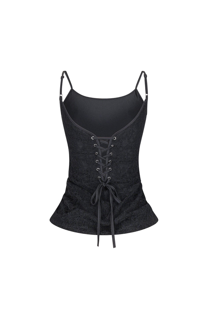 Vionna Rhinestone Graphic Tank Top