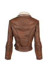 Sammie Faux Leather Mustang Jacket