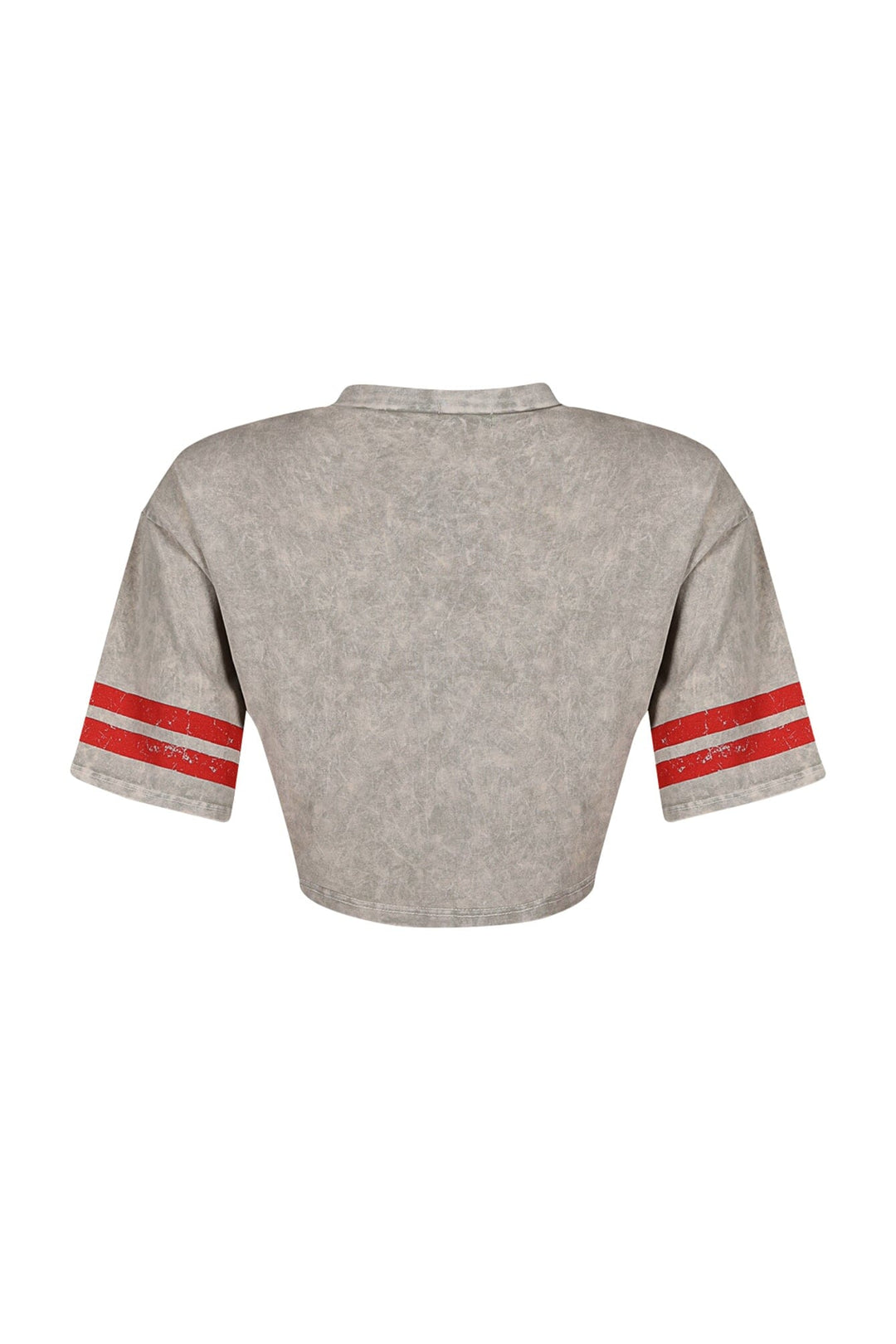 Nicky Mineral Wash Graphic Crop Top