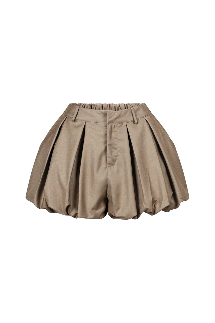 Want U Back Woven Bubble Shorts