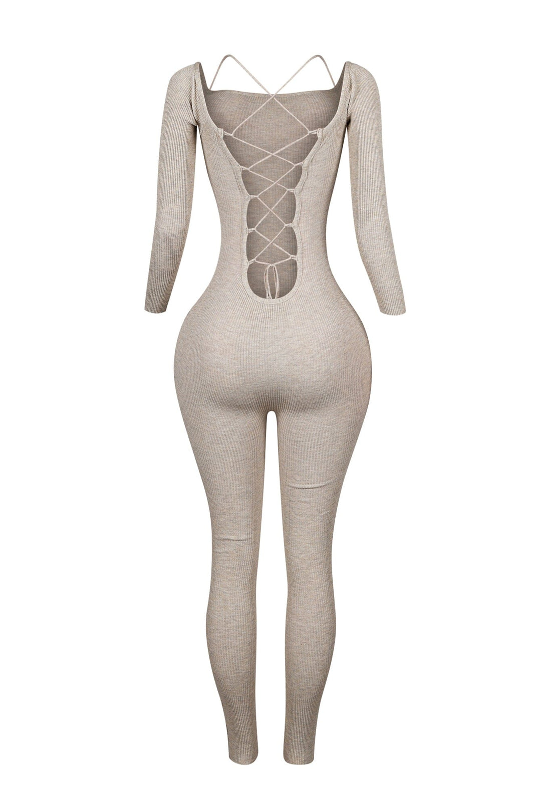 Play Hard Off Shoulder Knit Jumpsuit