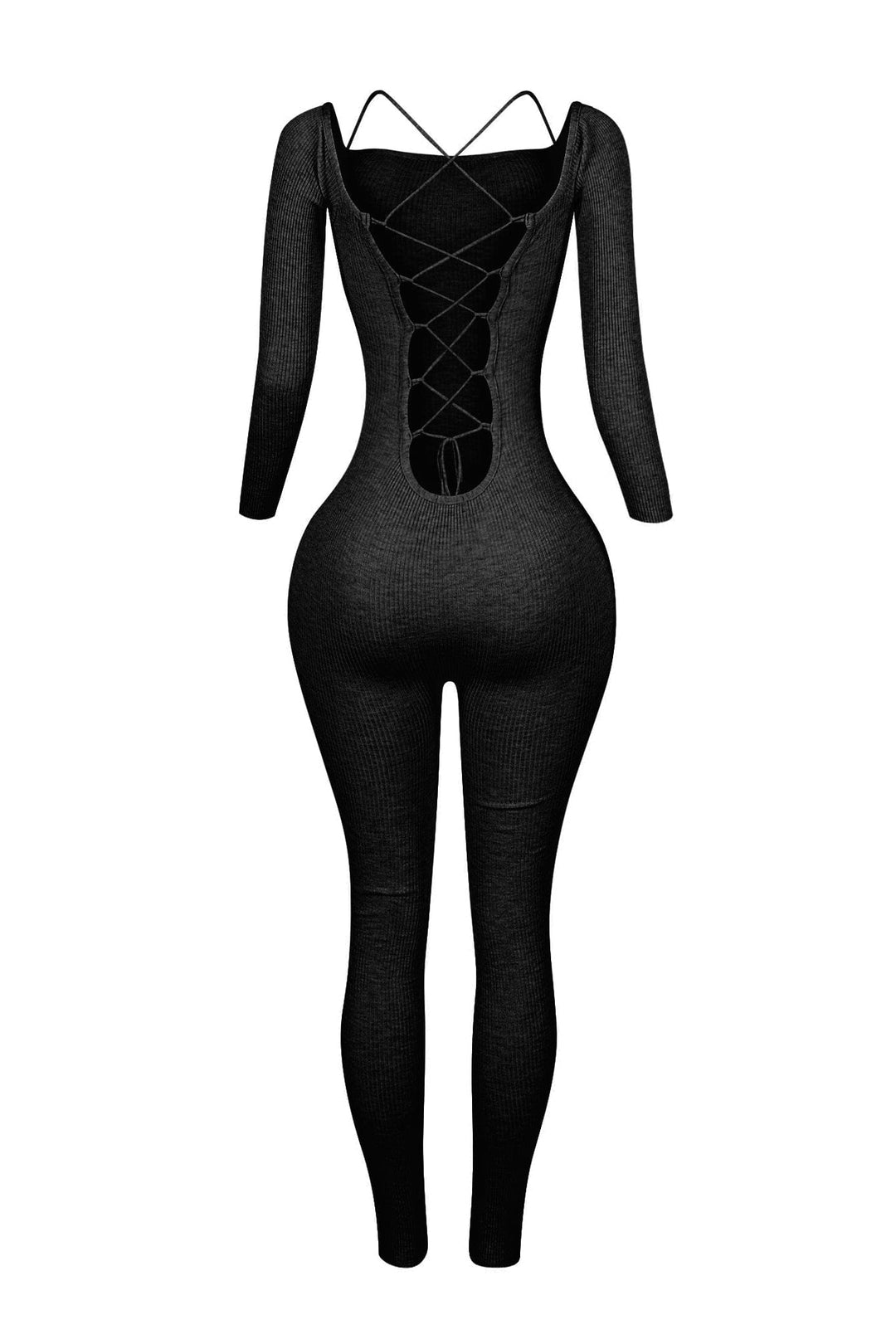 Play Hard Off Shoulder Knit Jumpsuit