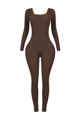 Jolie Open Back Scrunch Jumpsuit