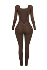 Jolie Open Back Scrunch Jumpsuit