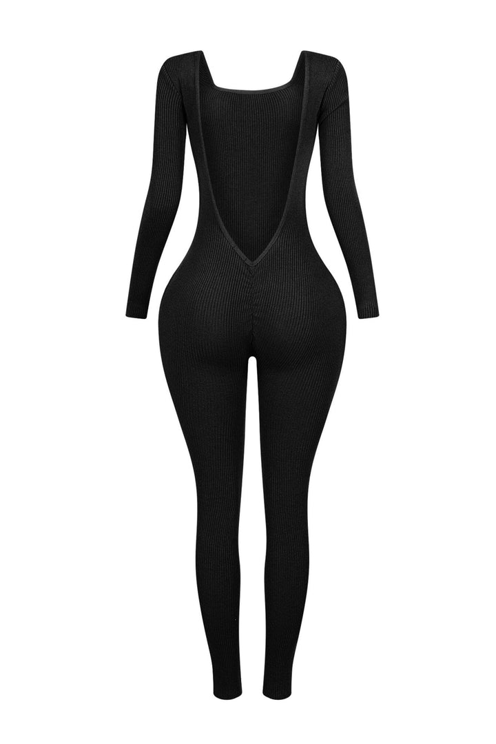 Jolie Open Back Scrunch Jumpsuit