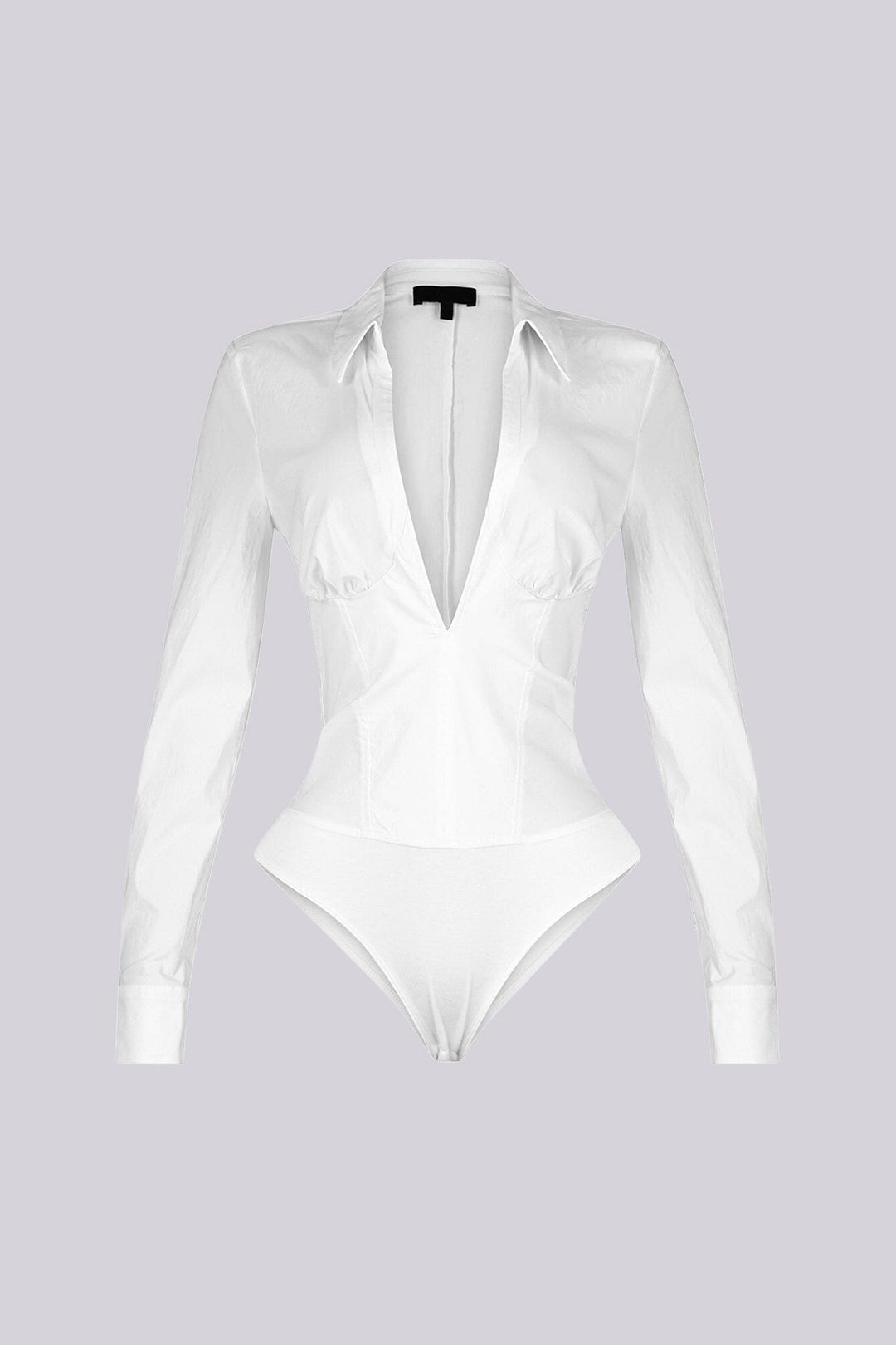 Own Me V Neck Long Sleeve Polo Bodysuit