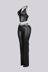 Malina Halter Top &amp; Pants SET