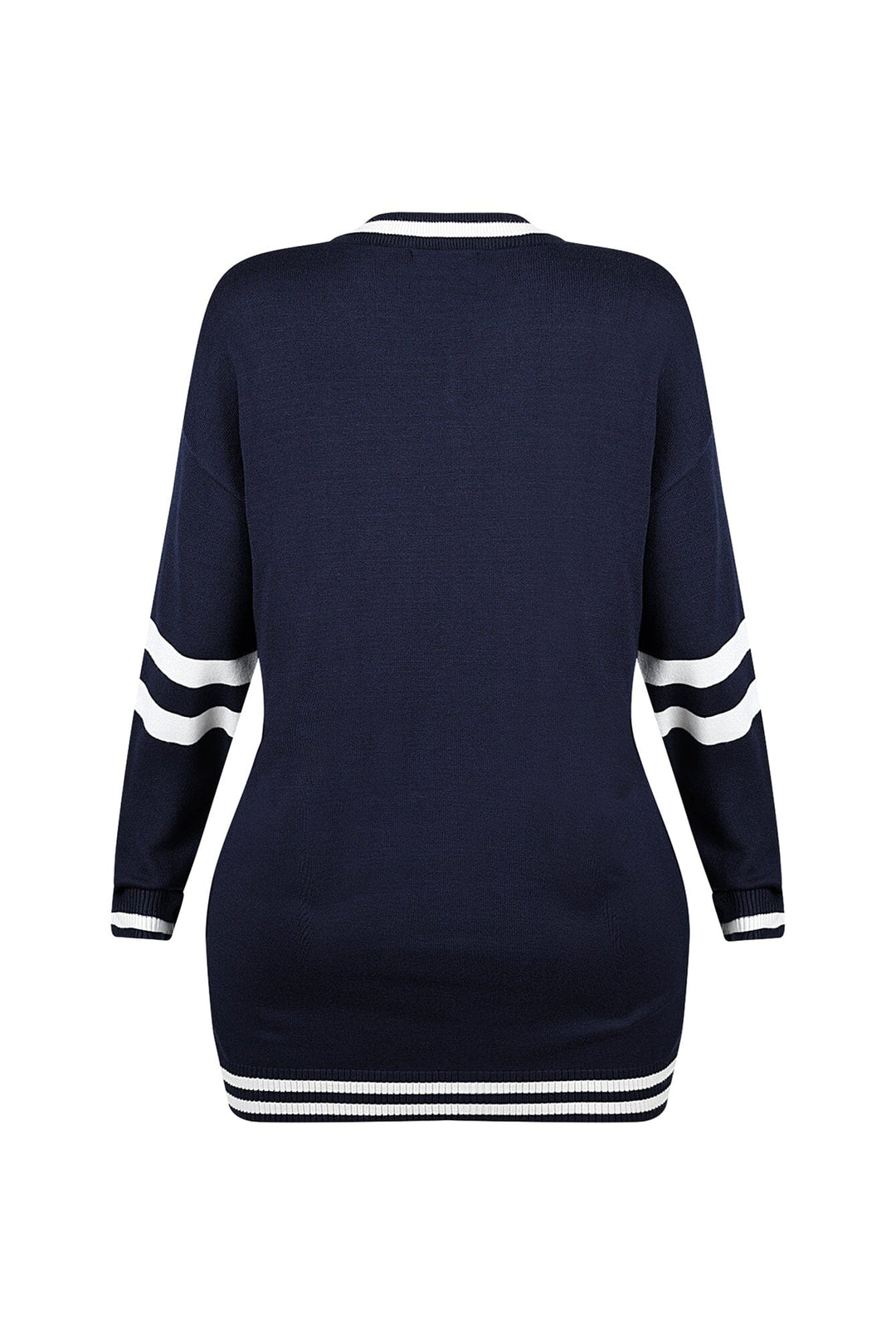 Devyn Oversized Jersey Sweater Top