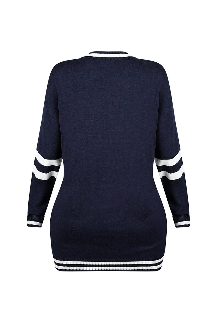 Devyn Oversized Jersey Sweater Top