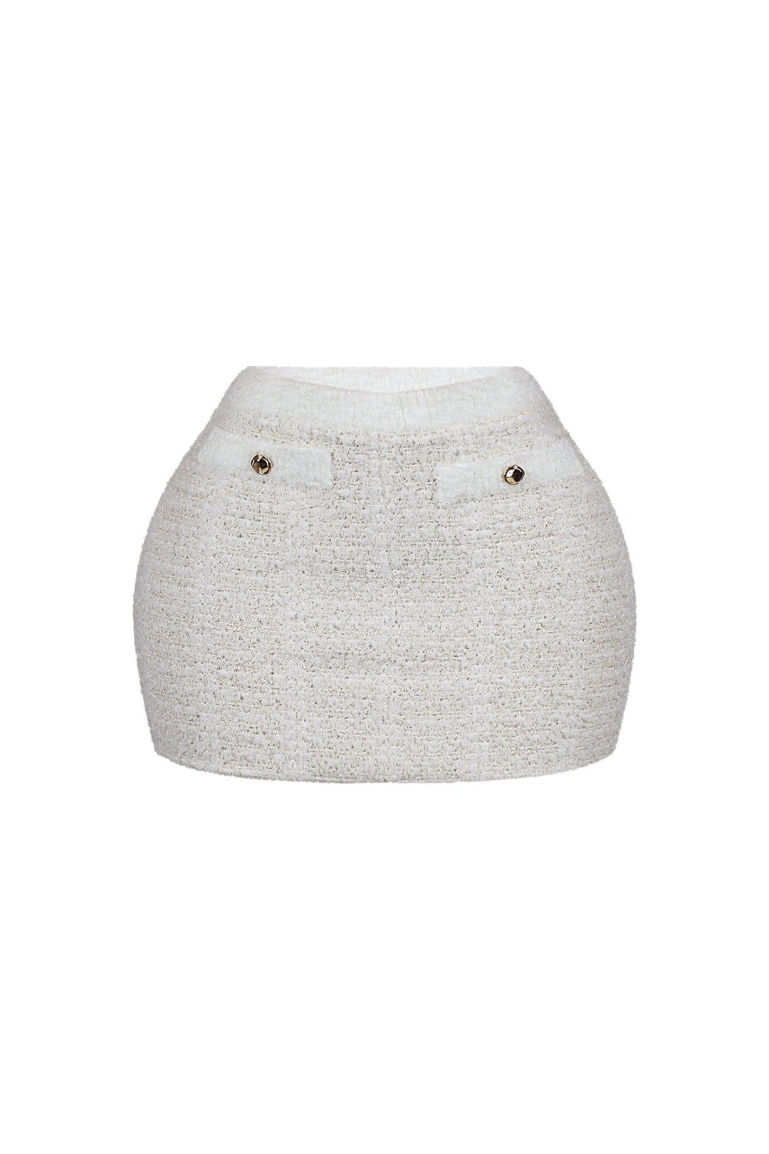 Sasha Lurex Sweater Mini Skirt