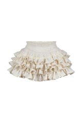 Alise Knit Ruffle Textured Mini Skort