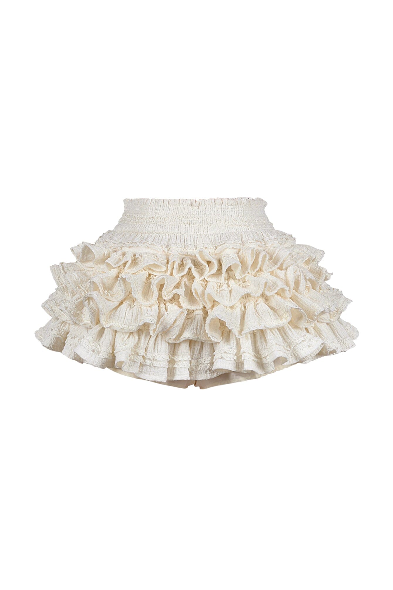 Alise Knit Ruffle Textured Mini Skort – EDGE