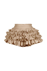 Alise Knit Ruffle Textured Mini Skort