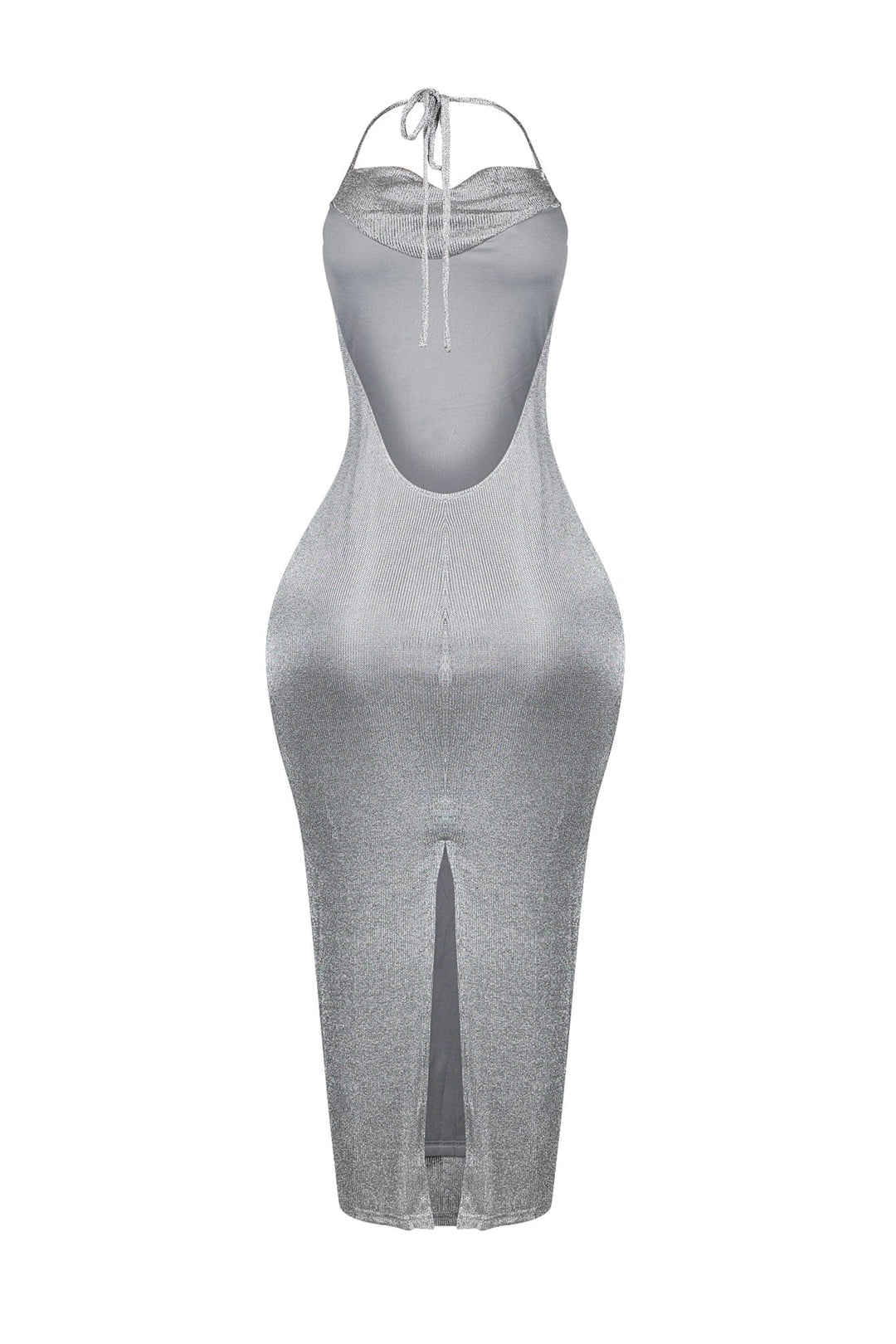 Natalia Lurex Metallic Midi Dress