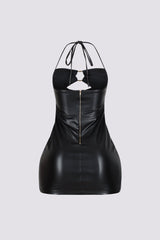 Perky PU Bustier Mini Dress