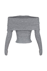 Jelena Off Shoulder Sweater Top