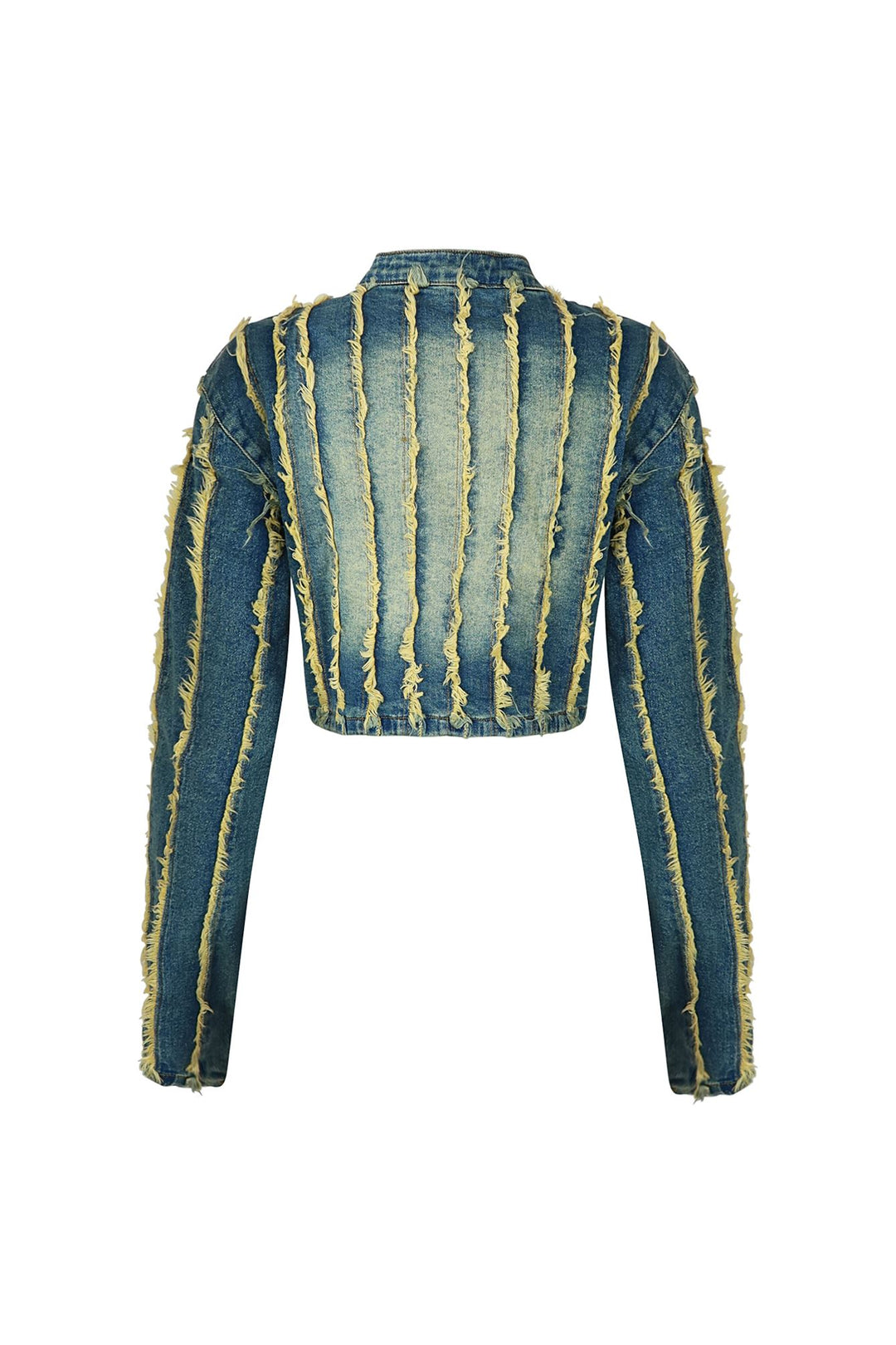 Katrina Frayed Hem Denim Jacket
