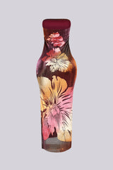 Leanna Metallic Floral Maxi Dress