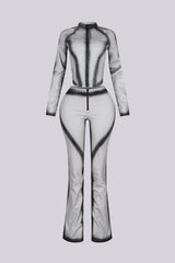 Grey Pop Airbrushed Jacket &amp; Pants SET