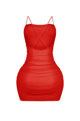 Kimberly Mesh Mini Dress