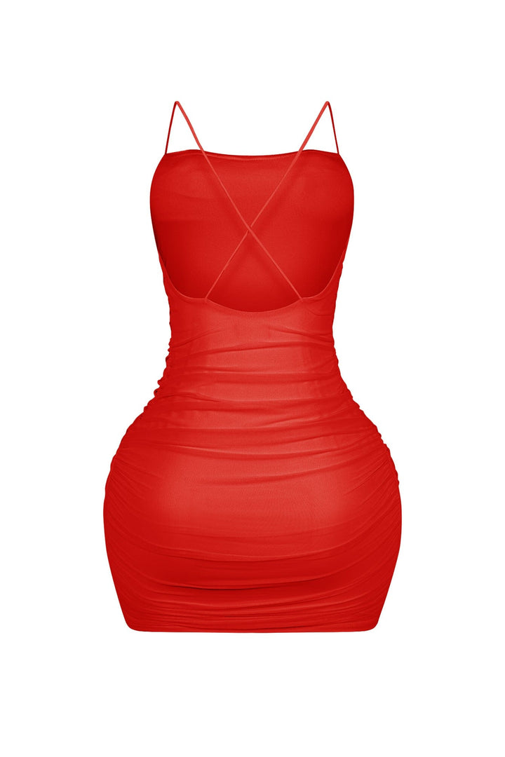 Kimberly Mesh Mini Dress