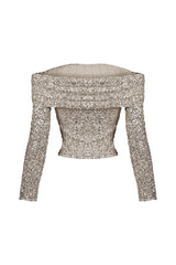 Emely Off Shoulder Sequin Top