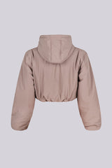 Hugging Winter Puffer Cropped Jacket