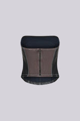 Robyn Faux Leather Tube Top