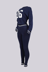 Zarah Knit 06 Graphic Top &amp; Leggings SET