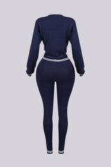 Zarah Knit 06 Graphic Top &amp; Leggings SET