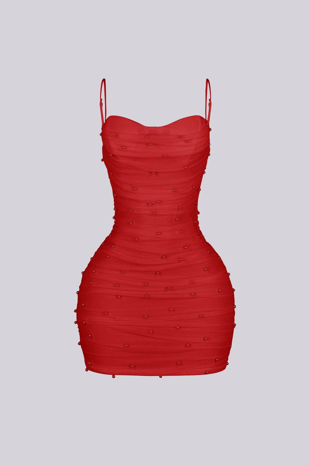 Celebrate Pearl Mesh Mini Dress