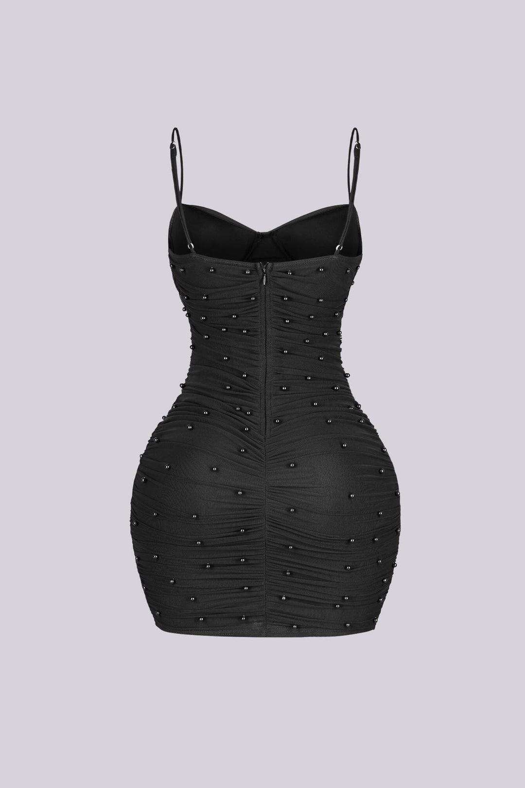black pearl mesh dress Pearl Embellished Black Mesh Mini Dress  MINKPINK