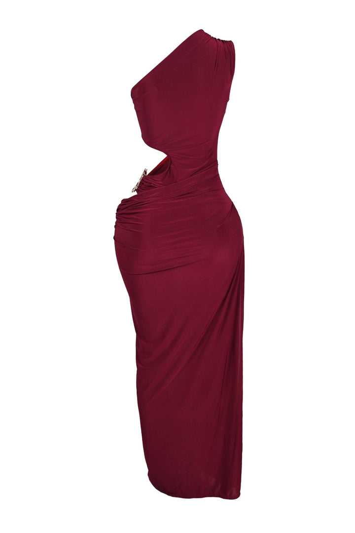 Stormy One Shoulder Maxi Dress
