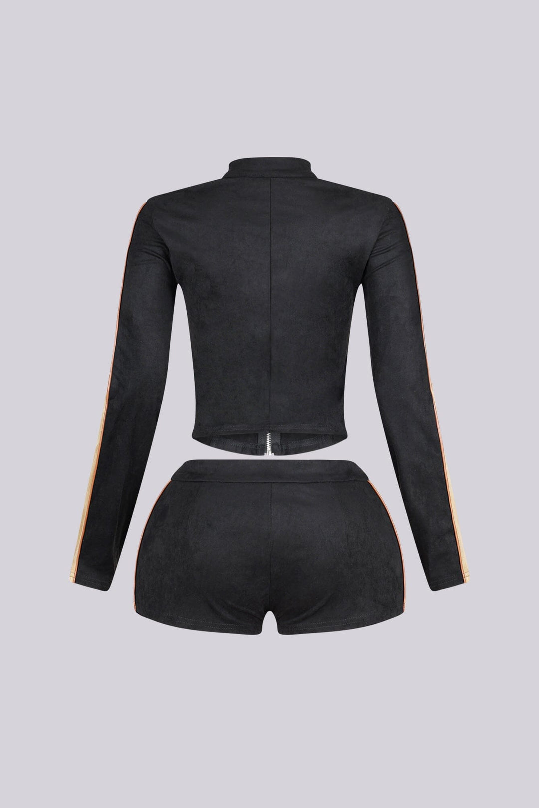 Blockline Suede Jacket &amp; Shorts SET