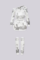 Hush Cozy Top &amp; Skirt Leg Warmers SET