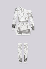 Hush Cozy Top &amp; Skirt Leg Warmers SET