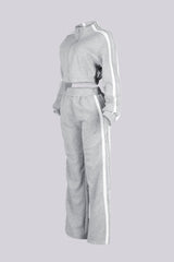 Chill Motion Striped Jacket &amp; Pants SET