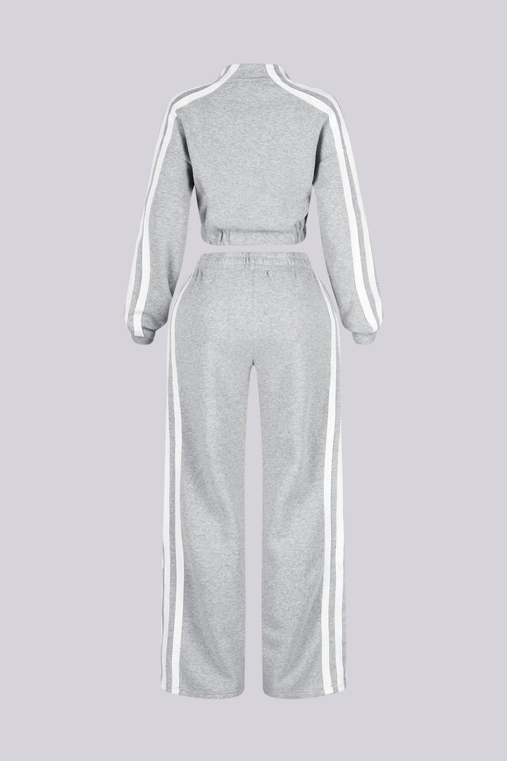 Chill Motion Striped Jacket &amp; Pants SET