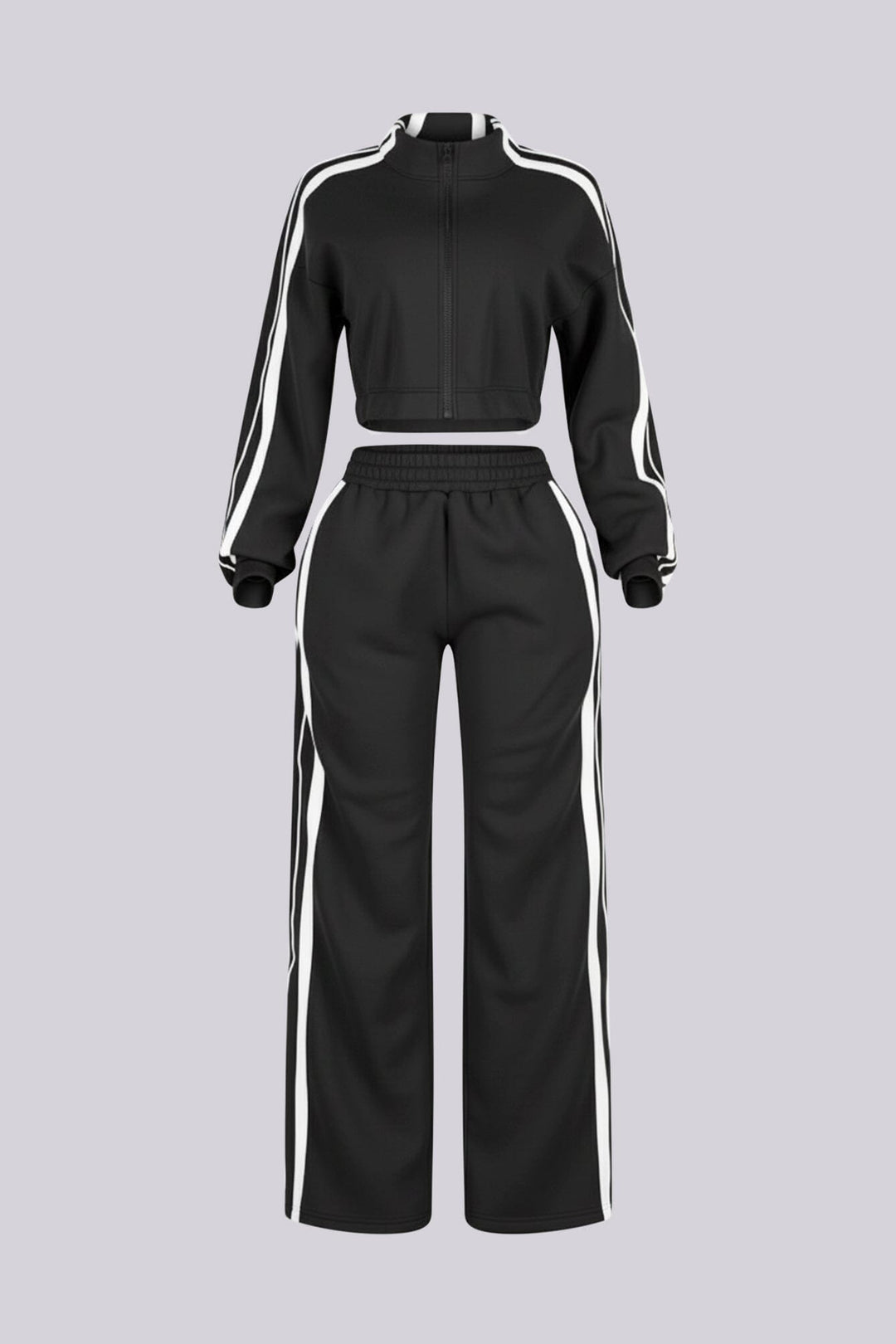 Chill Motion Striped Jacket &amp; Pants SET