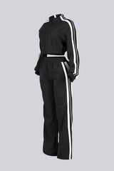 Chill Motion Striped Jacket &amp; Pants SET