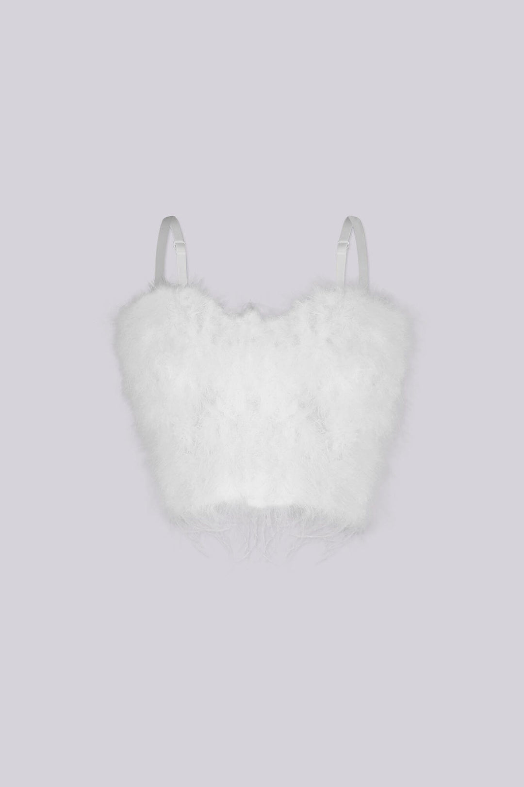 Flattering Faux Fur Bustier Top