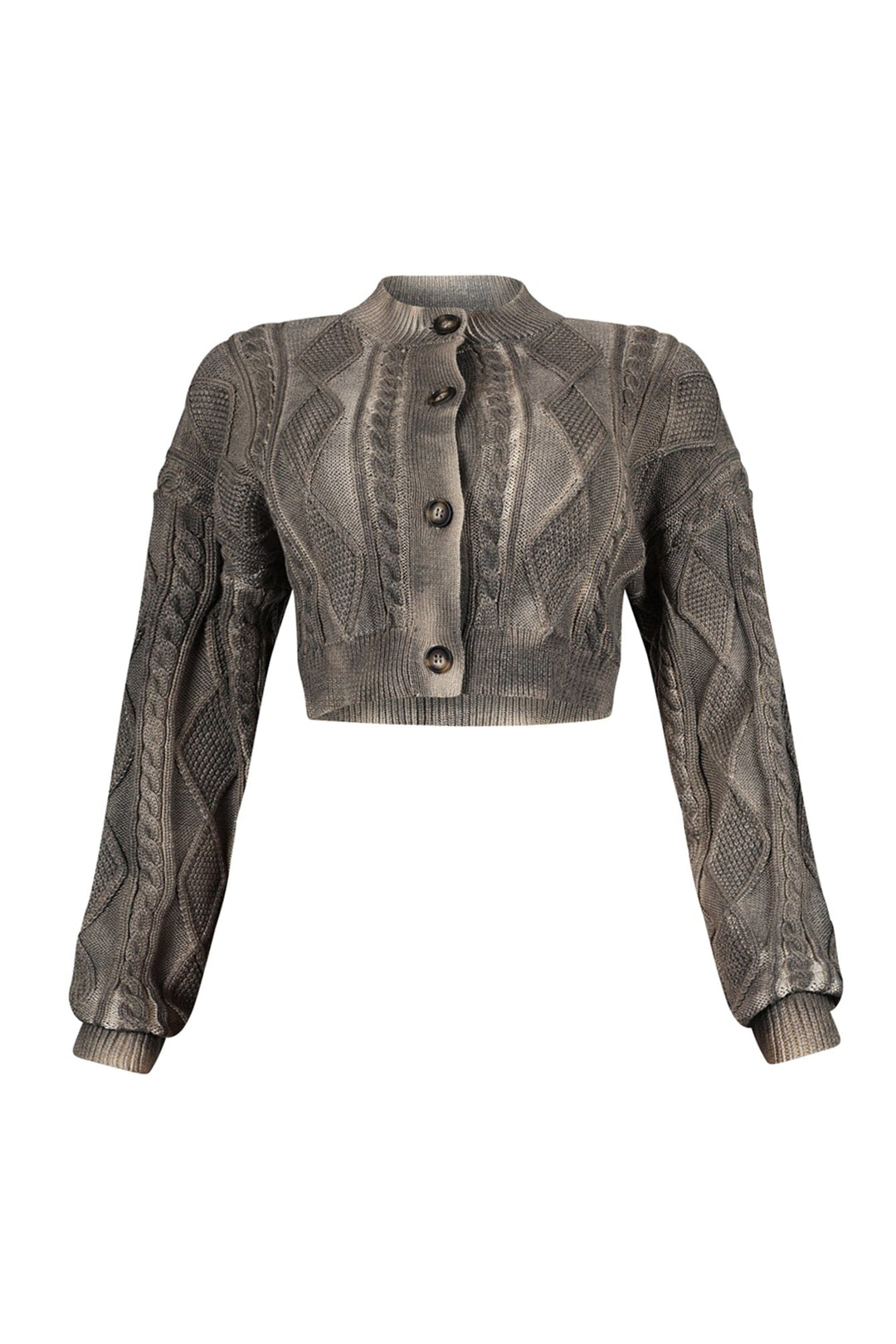 Sammy Cable Knit Airbrushed Cardigan