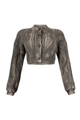 Sammy Cable Knit Airbrushed Cardigan