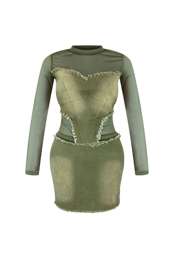 Only Necessary Vintage Top &amp; Skirt SET