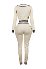 Sandie Graphic Knit Top &amp; Leggings SET