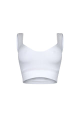 Larisa Seamless Heart Neck Sleeveless Top