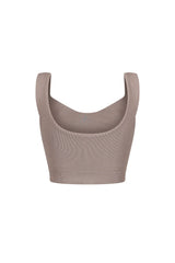 Larisa Seamless Heart Neck Sleeveless Top