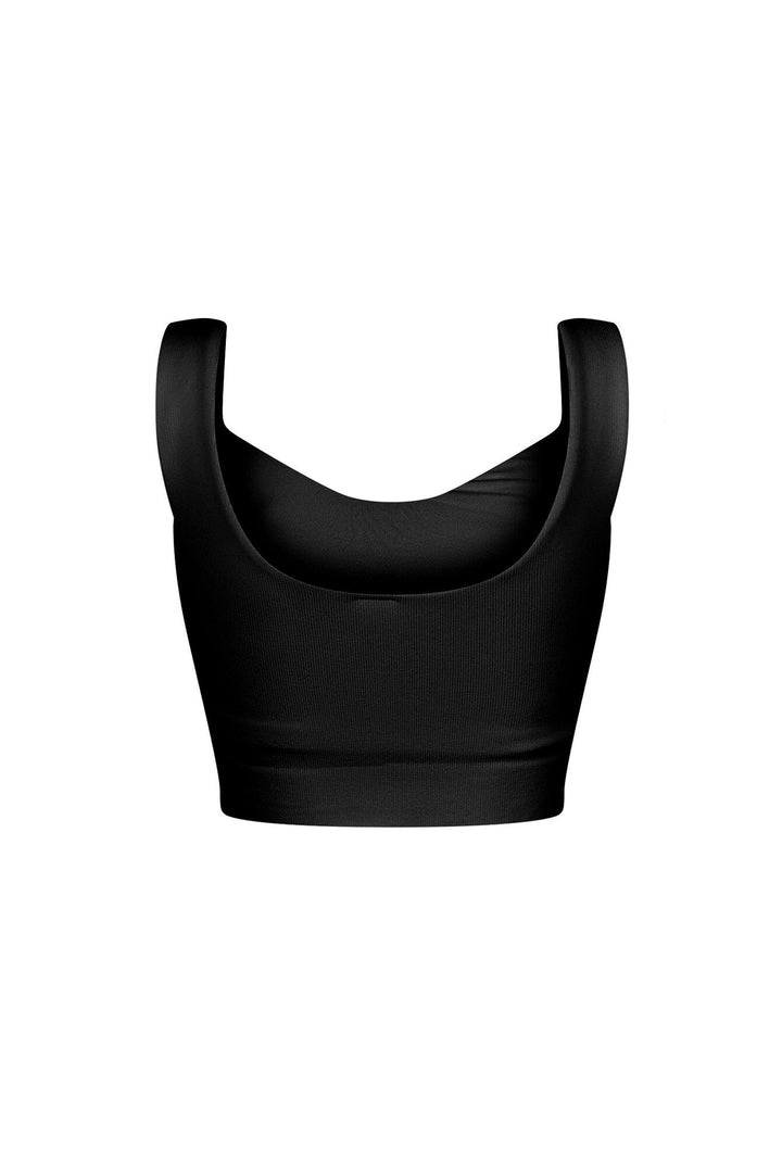 Larisa Seamless Heart Neck Sleeveless Top