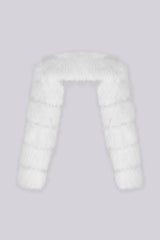 Polar Halo Faux Fur Bolero Jacket